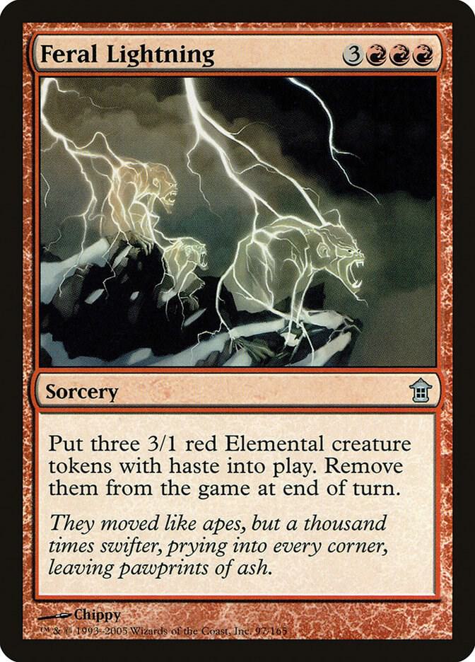 Feral Lightning (97) [Saviors of Kamigawa]