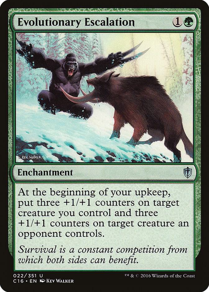 Evolutionary Escalation (22) [Commander 2016]