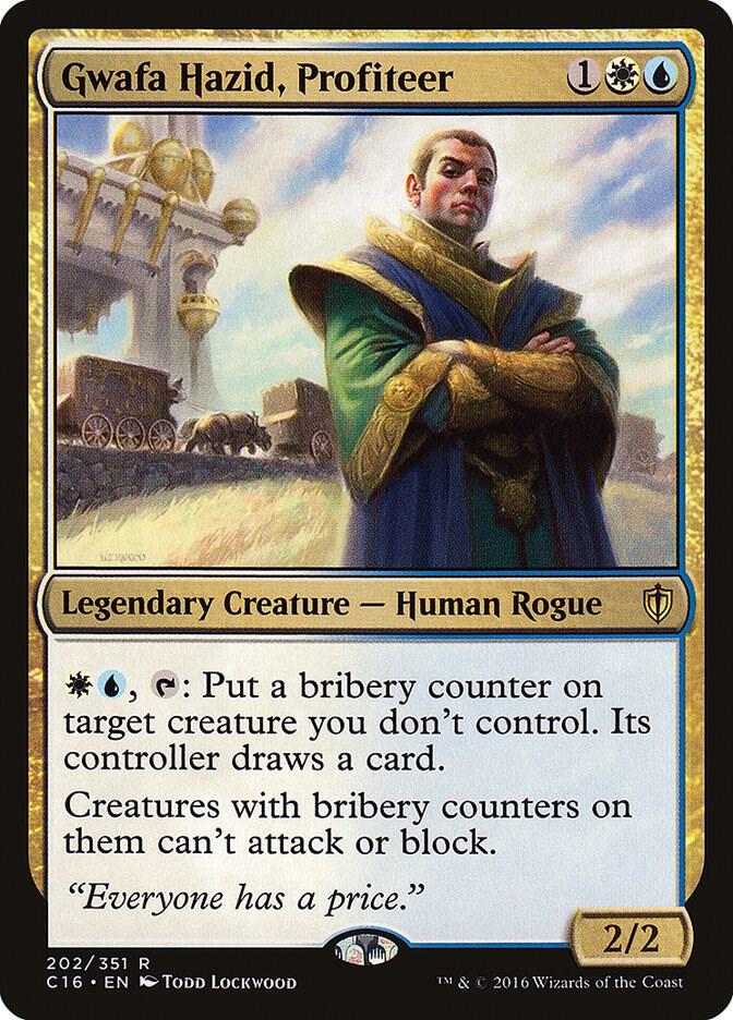 Gwafa Hazid, Profiteer (202) [Commander 2016]