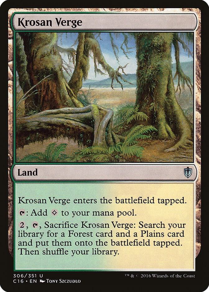 Krosan Verge (306) [Commander 2016]