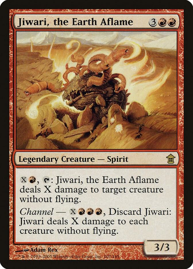 Jiwari, the Earth Aflame (107) [Saviors of Kamigawa]