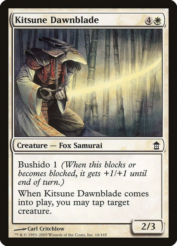 Kitsune Dawnblade (16) [Saviors of Kamigawa]