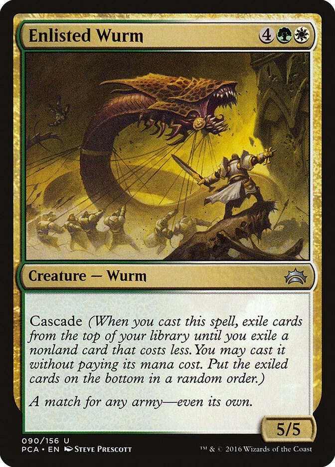 Enlisted Wurm (90) [Planechase Anthology]