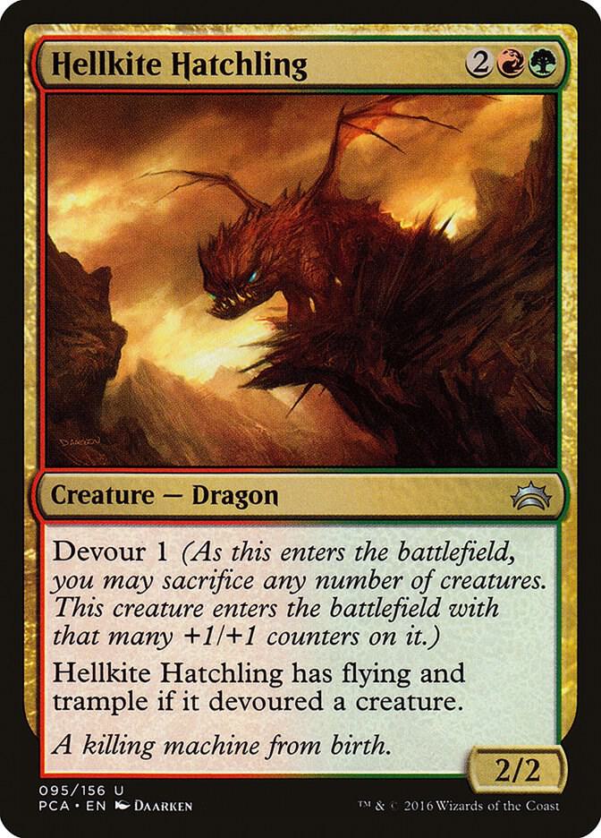 Hellkite Hatchling (95) [Planechase Anthology]