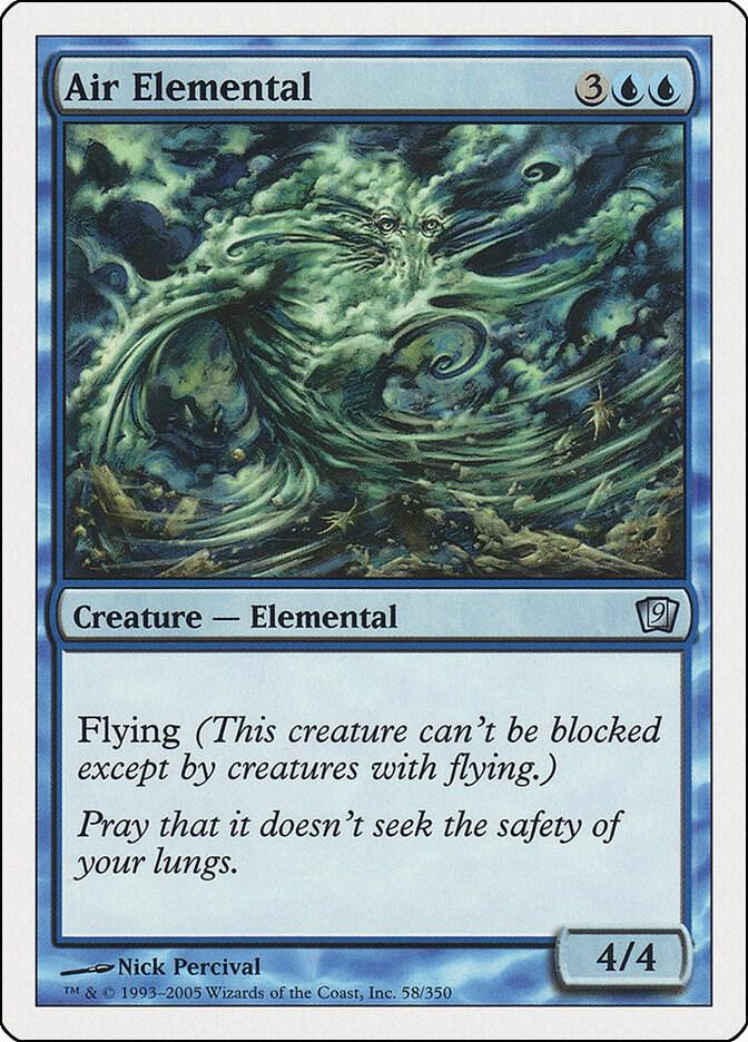 Air Elemental (58) [Ninth Edition]