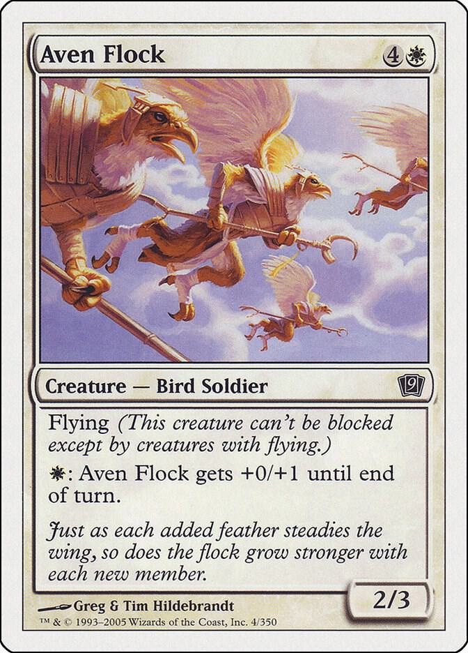 Aven Flock (4) [Ninth Edition]
