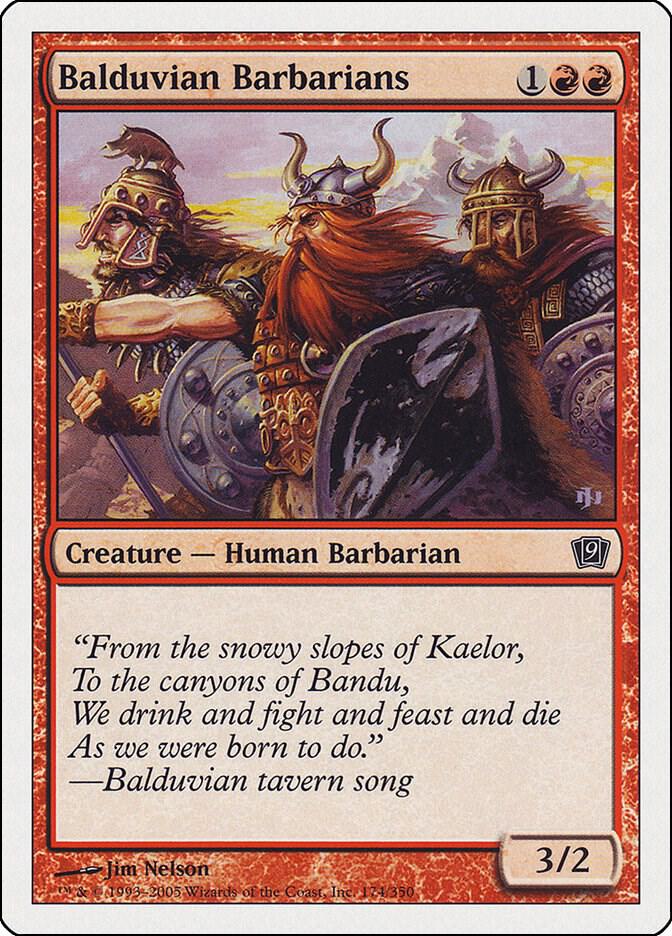 Balduvian Barbarians (174) [Ninth Edition]