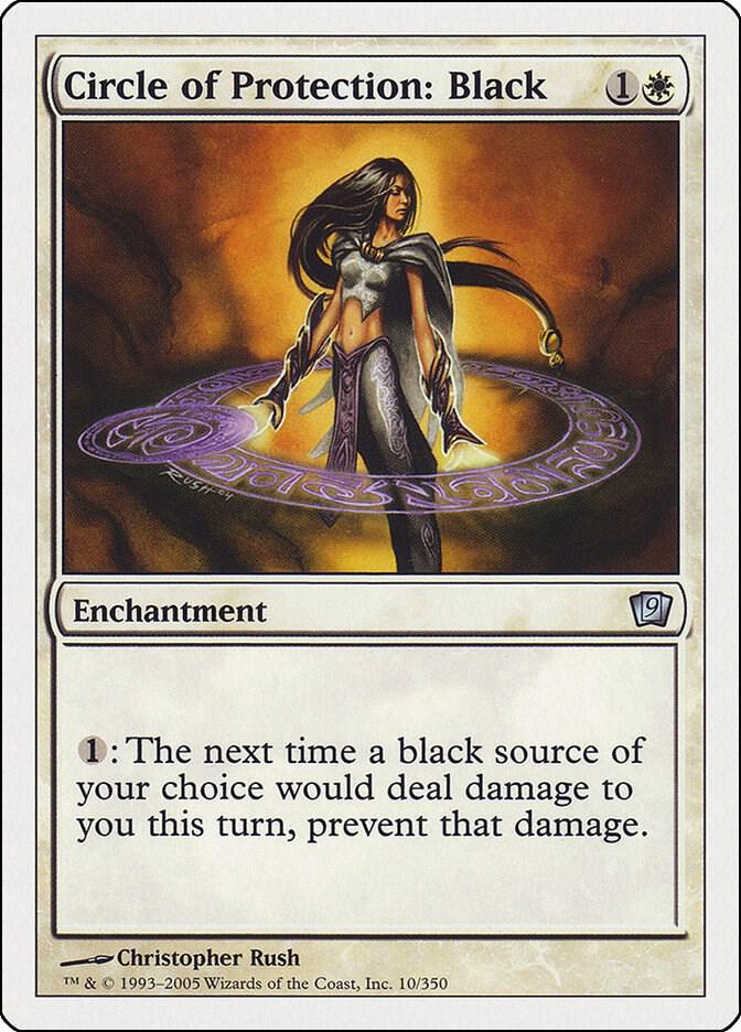 Circle of Protection: Black (10) [Ninth Edition]