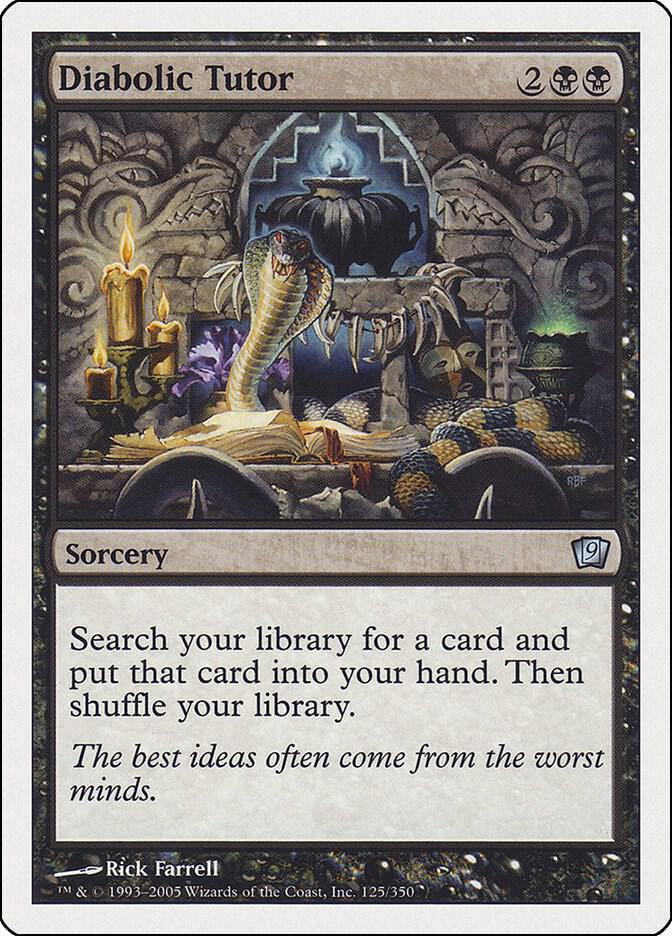 Diabolic Tutor (125) [Ninth Edition]