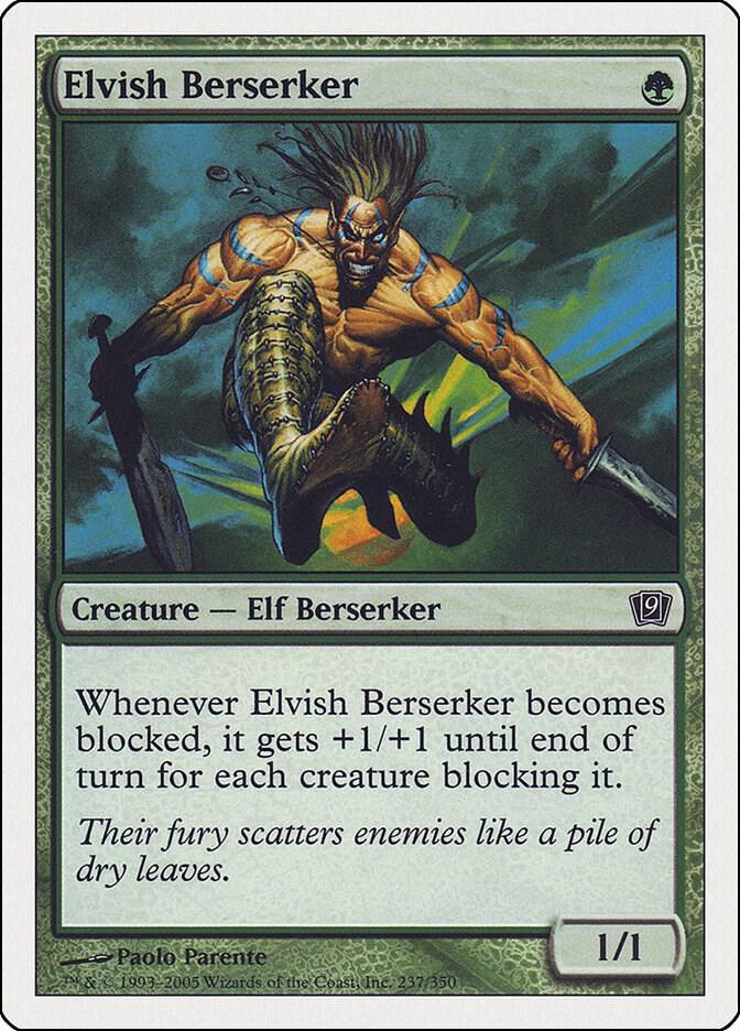 Elvish Berserker (237) [Ninth Edition]