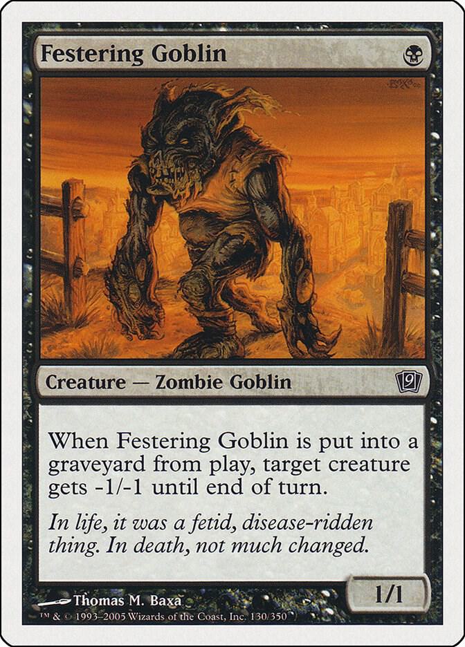Festering Goblin (130) [Ninth Edition]