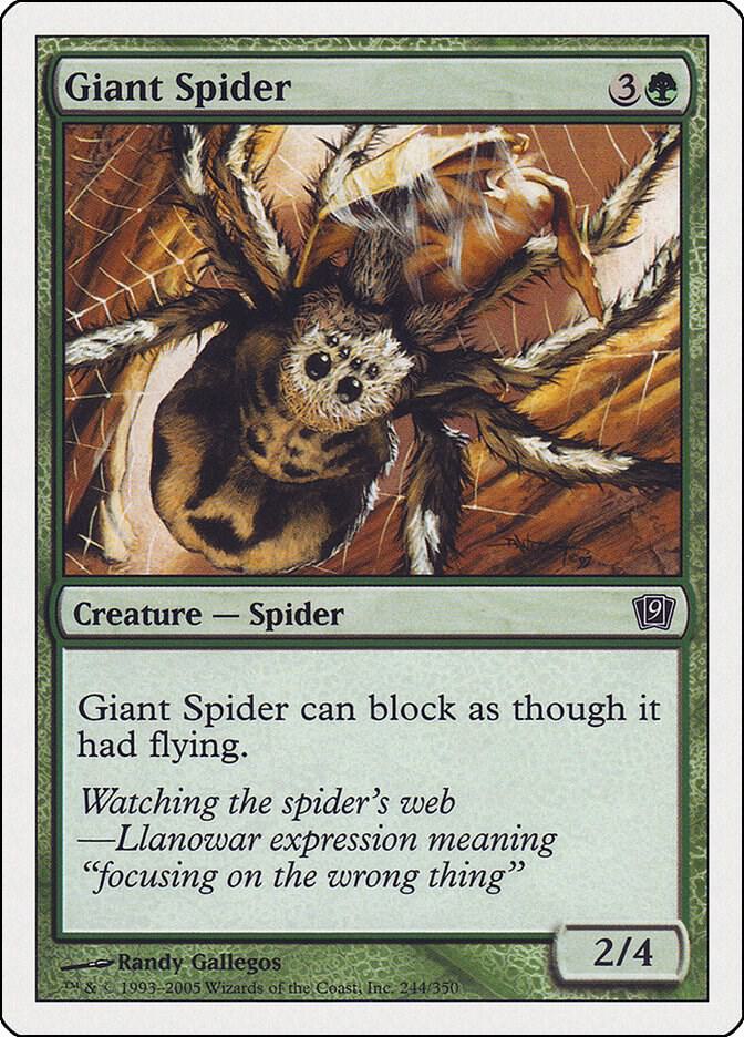 Giant Spider (244) [Ninth Edition]
