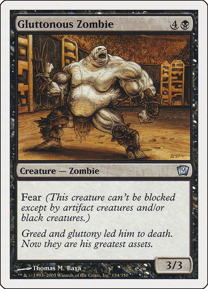 Gluttonous Zombie (134) [Ninth Edition]