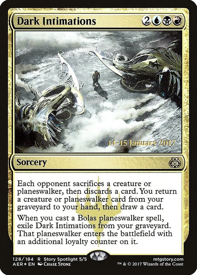 Dark Intimations (128) [Prerelease Cards]