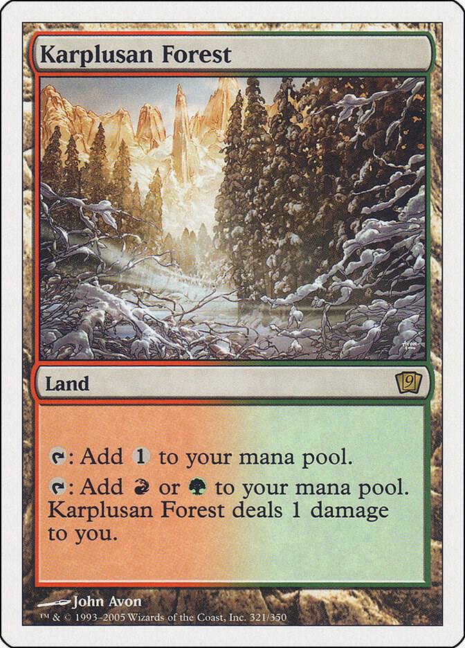 Karplusan Forest (321) [Ninth Edition]