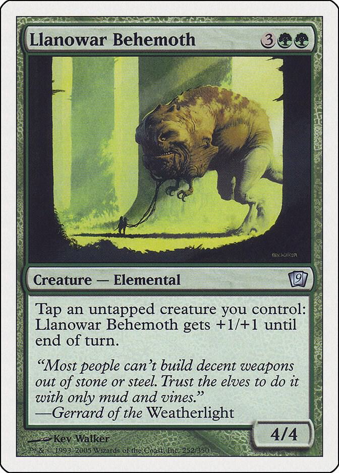 Llanowar Behemoth (252) [Ninth Edition]