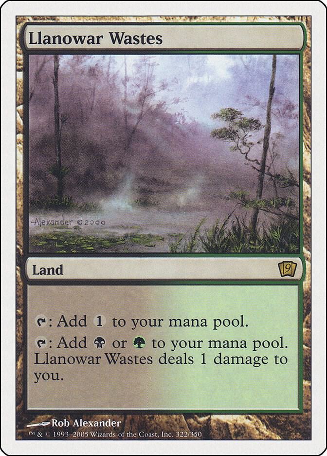 Llanowar Wastes (322) [Ninth Edition]