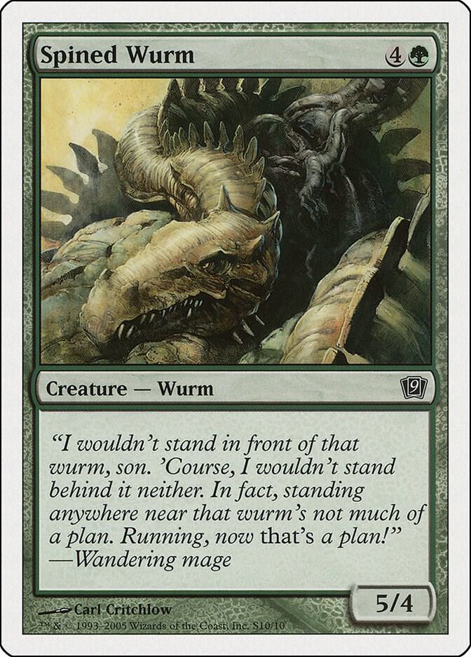 Spined Wurm (S10) [Ninth Edition]
