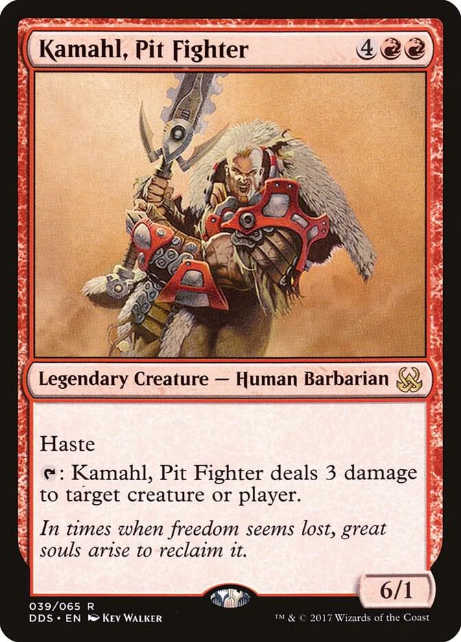 Kamahl, Pit Fighter (39) [Duel Decks: Mind vs. Might]