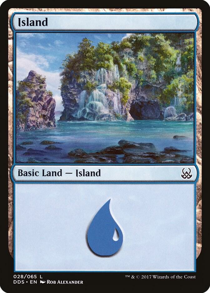 Island (028) [Duel Decks: Mind vs. Might]