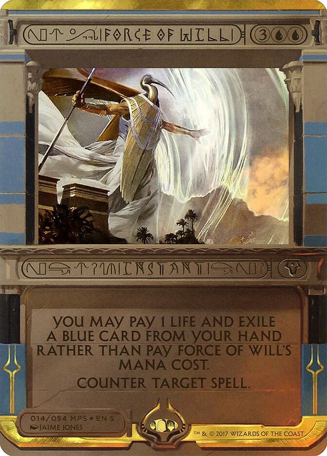 Force of Will (14) [Amonkhet Invocations] [Borderless]