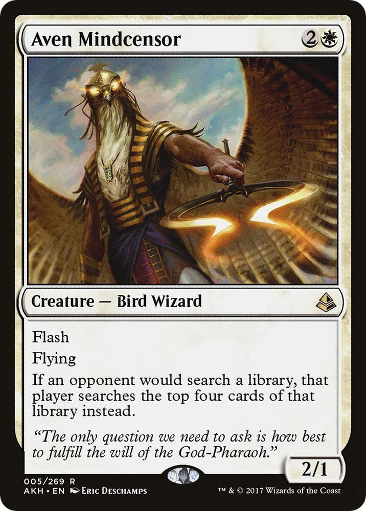 Aven Mindcensor (5) [Amonkhet]