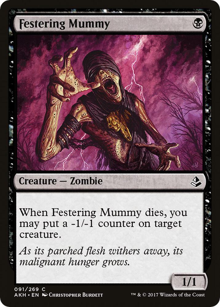 Festering Mummy (91) [Amonkhet]