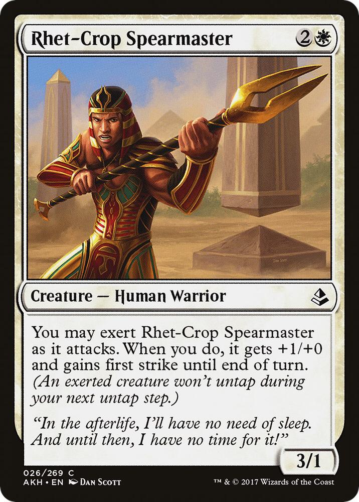 Rhet-Crop Spearmaster (26) [Amonkhet]