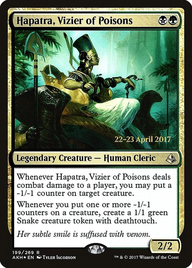 Hapatra, Vizier of Poisons (199) [Prerelease Cards]