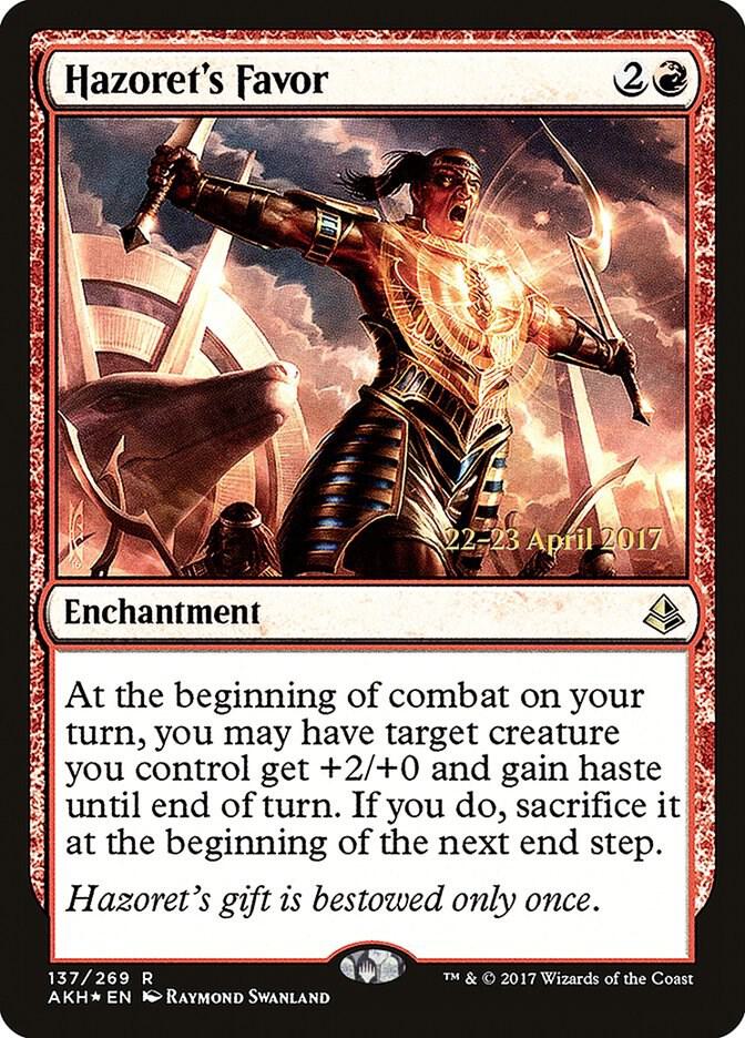 Hazoret's Favor (137) [Prerelease Cards]