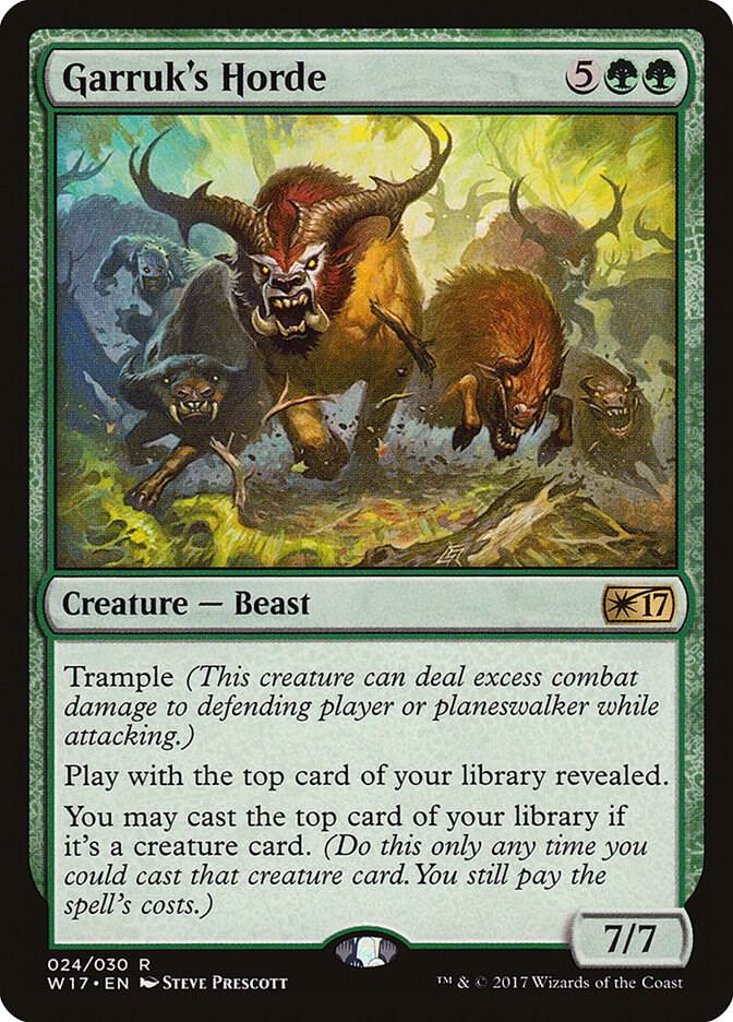 Garruk's Horde (24) [Welcome Deck 2017]