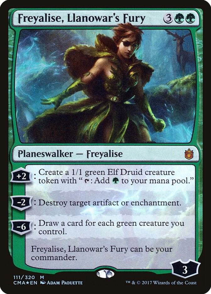 Freyalise, Llanowar's Fury (111) [Commander Anthology]