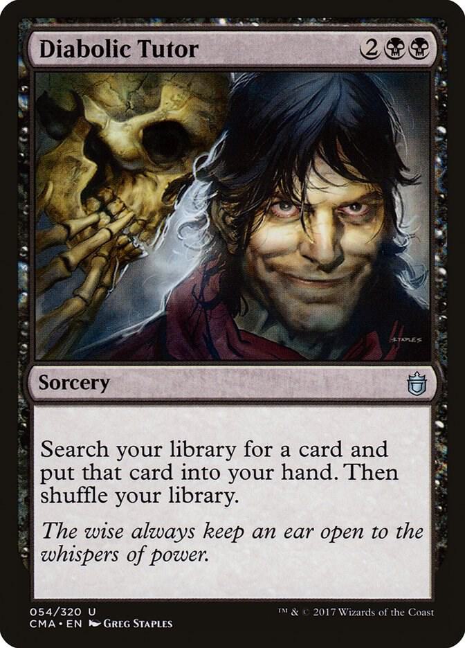 Diabolic Tutor (54) [Commander Anthology]