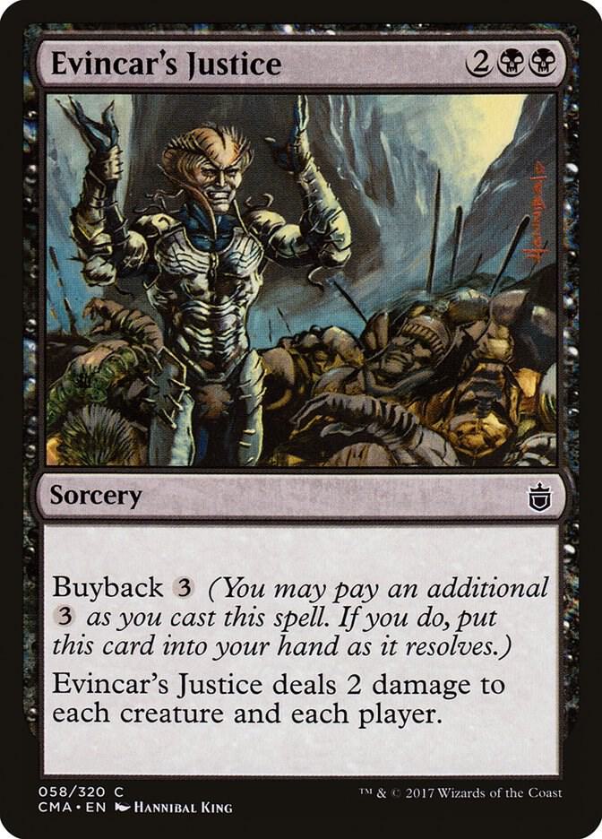 Evincar's Justice (58) [Commander Anthology]