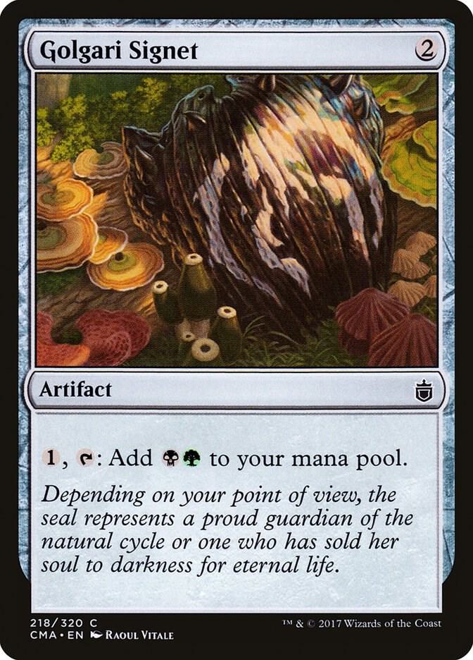 Golgari Signet (218) [Commander Anthology]