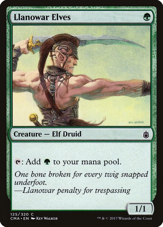 Llanowar Elves (125) [Commander Anthology]