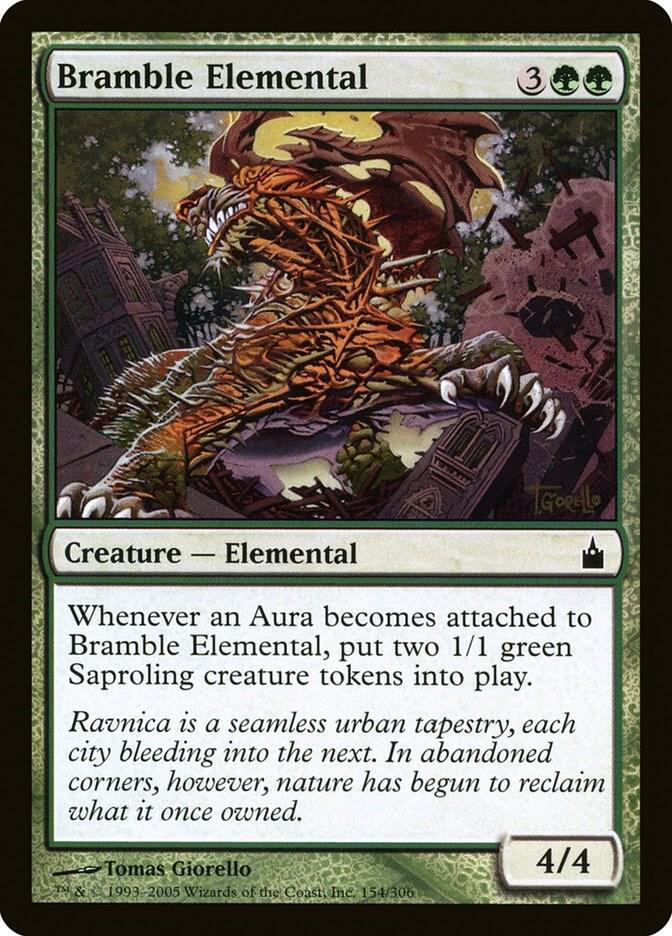 Bramble Elemental (154) [Ravnica: City of Guilds]