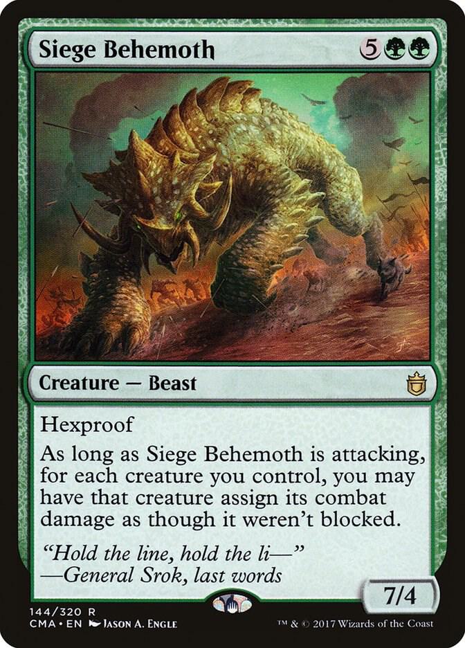 Siege Behemoth (144) [Commander Anthology]
