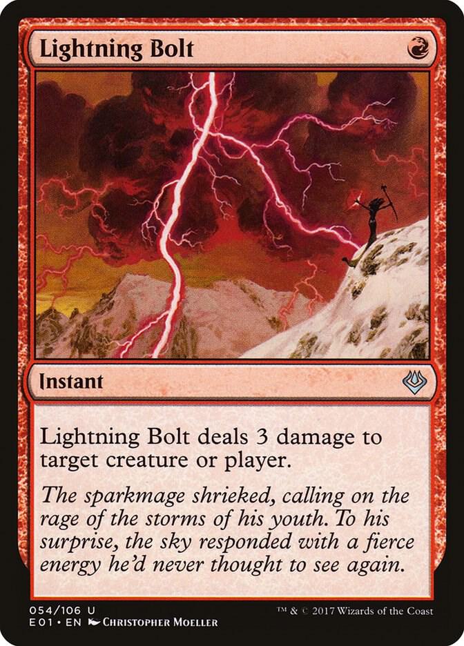 Lightning Bolt (54) [Archenemy: Nicol Bolas]