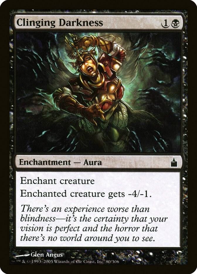 Clinging Darkness (80) [Ravnica: City of Guilds]