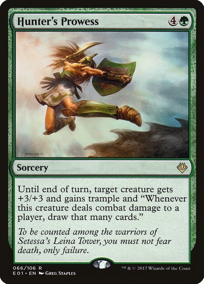 Hunter's Prowess (66) [Archenemy: Nicol Bolas]