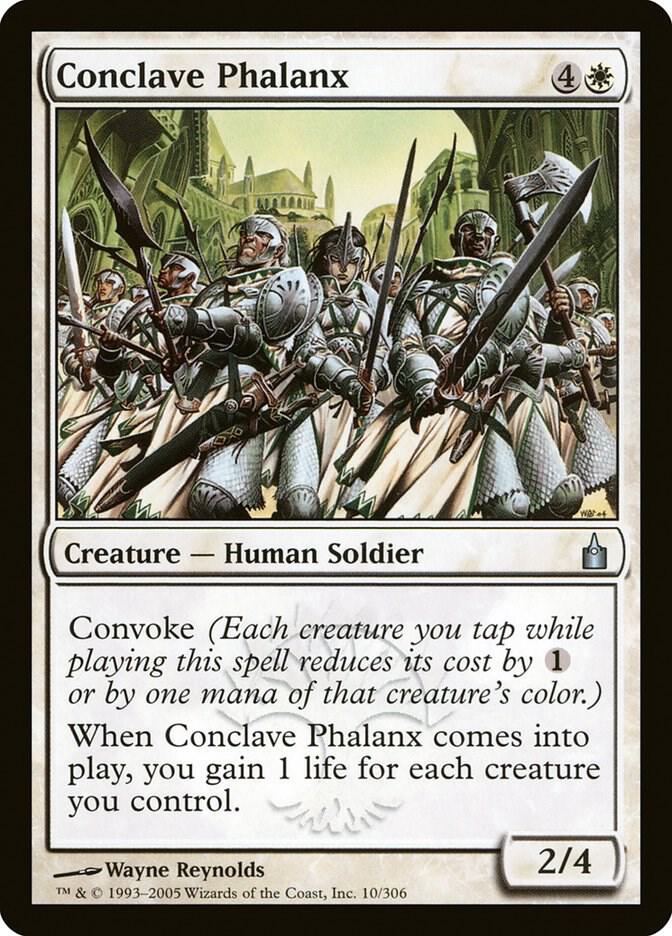 Conclave Phalanx (10) [Ravnica: City of Guilds]