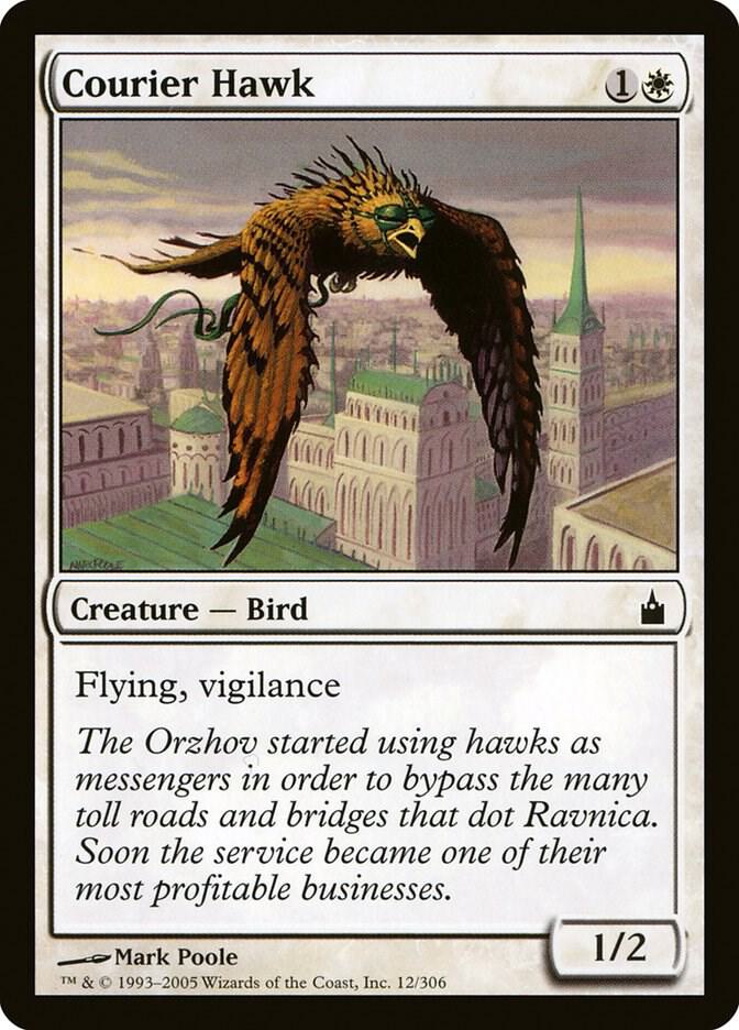 Courier Hawk (12) [Ravnica: City of Guilds]
