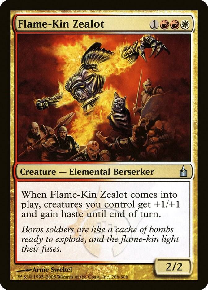 Flame-Kin Zealot (206) [Ravnica: City of Guilds]
