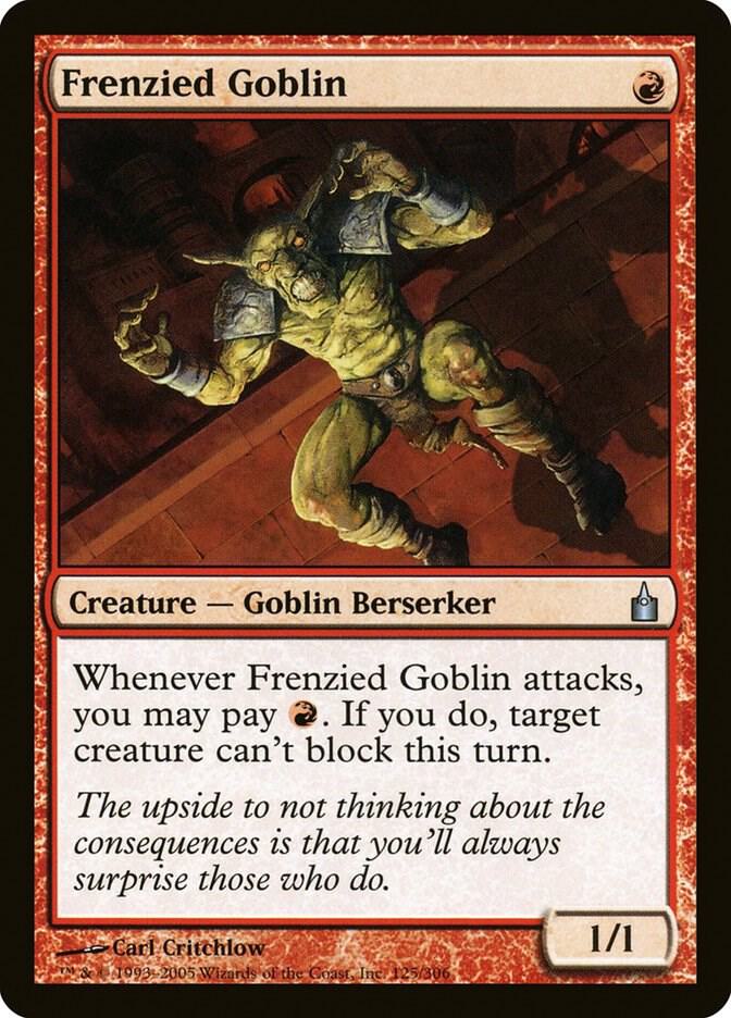 Frenzied Goblin (125) [Ravnica: City of Guilds]