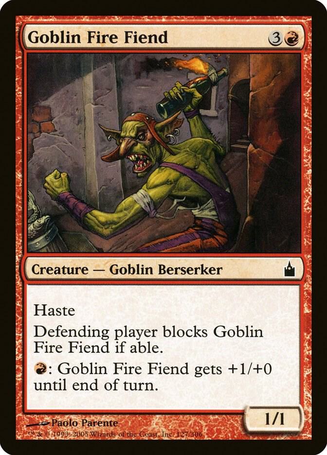 Goblin Fire Fiend (127) [Ravnica: City of Guilds]