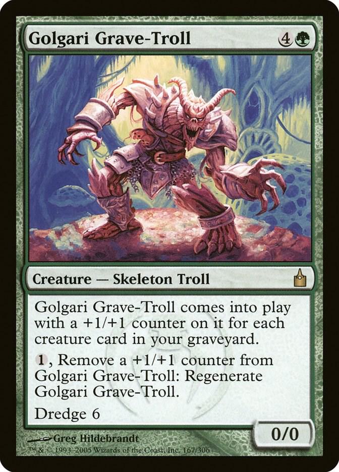 Golgari Grave-Troll (167) [Ravnica: City of Guilds]