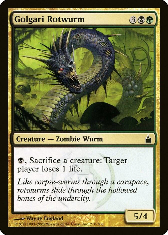 Golgari Rotwurm (210) [Ravnica: City of Guilds]