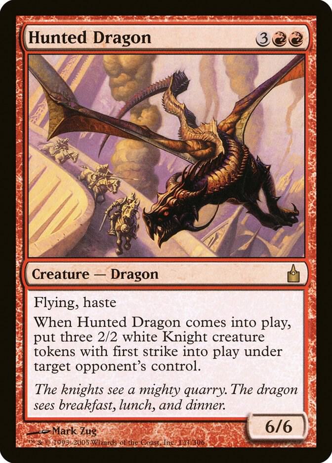 Hunted Dragon (131) [Ravnica: City of Guilds]