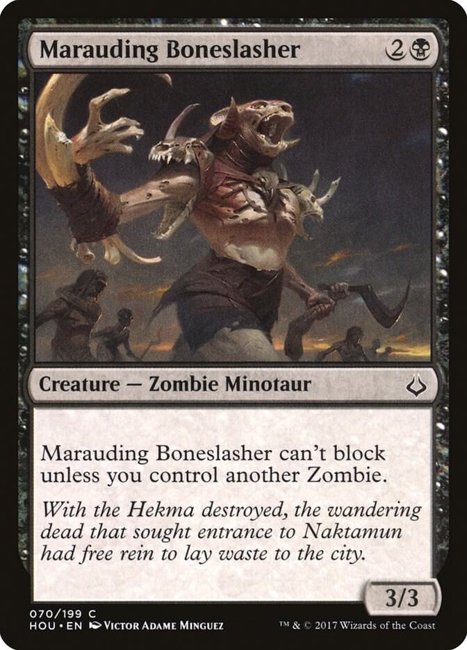 Marauding Boneslasher (70) [Hour of Devastation]